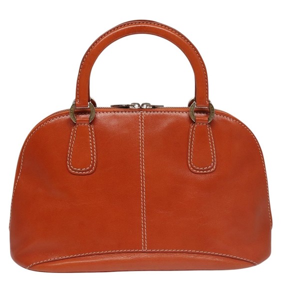 CELINE Hand Bag Leather Brown Auth bs21054 - Picture 3 of 16